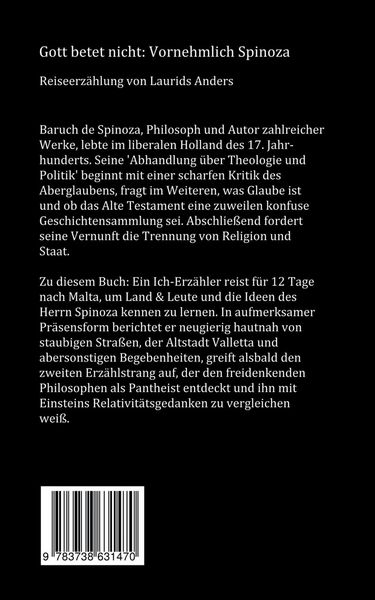 Produktbild: Gott betet nicht: Vornehmlich Spinoza