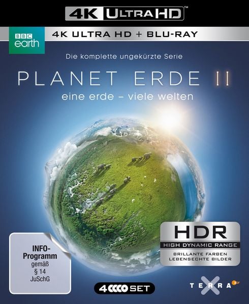 Planet Erde II: Eine Erde - viele Welten (4K Ultra HD) (2 BR4K) (+2 BRs)