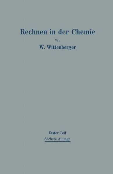 Produktbild: Rechnen in der Chemie