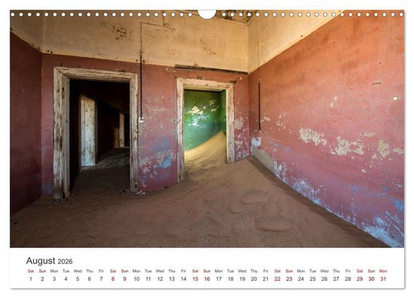 Produktbild: Kolmanskop Sand storm in town (Wall Calendar 2026 DIN A3 landscape), CALVENDO 12 Month Wall Calendar