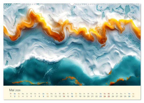Produktbild: Nicht von diesem Planeten (hochwertiger Premium Wandkalender 2026 DIN A2 quer), Kunstdruck in Hochglanz