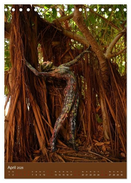 Produktbild: Tropical Artventures (Tischkalender 2026 DIN A5 hoch), CALVENDO Monatskalender