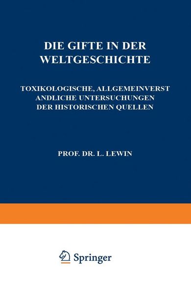 Produktbild: Die Gifte in der Weltgeschichte