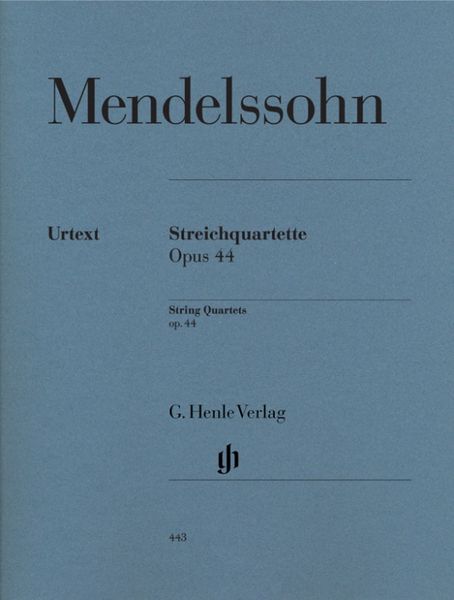 Produktbild: Felix Mendelssohn Bartholdy - Streichquartette op. 44