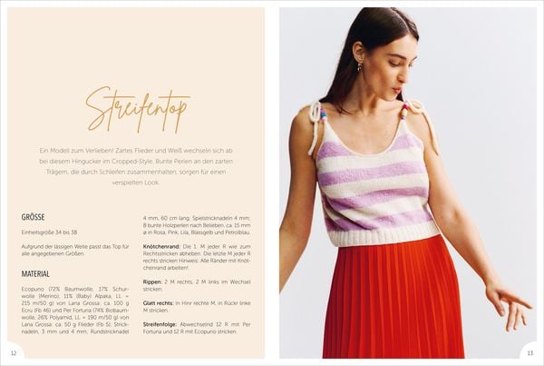 Produktbild: S&uuml;&szlig;e Sommer-Tops stricken