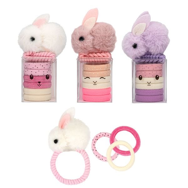 Produktbild: Princess Mimi Haargummi Set mit H&auml;schen Topper
