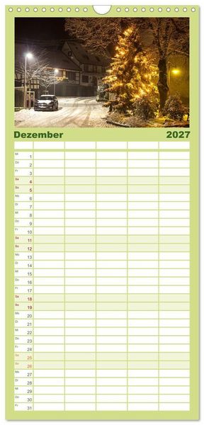 Produktbild: Familienplaner 2027 - G&uuml;ttingen im Hegau mit 5 Spalten (Wandkalender, 21 x 45 cm) CALVENDO