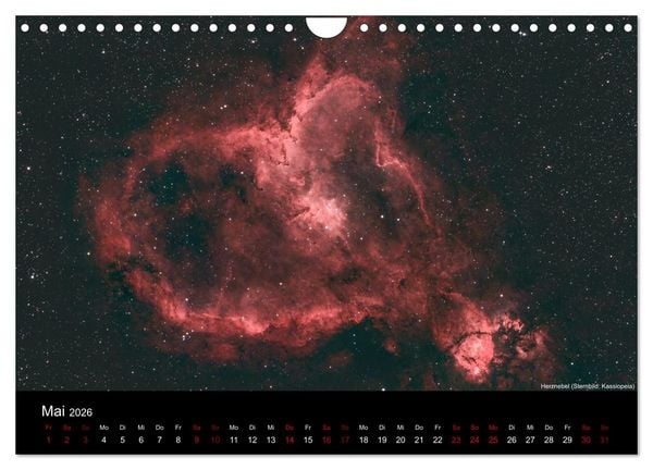 Produktbild: Deep Sky Fotografie (Wandkalender 2026 DIN A4 quer), CALVENDO Monatskalender