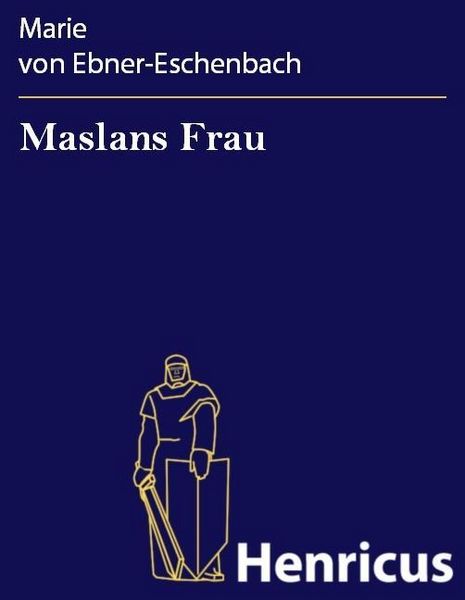 Produktbild: Maslans Frau