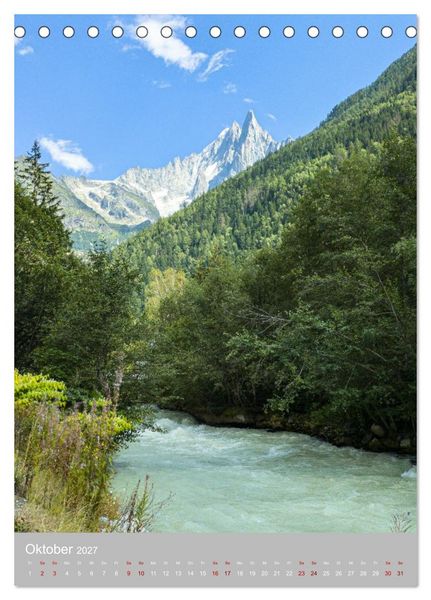 Produktbild: Tour du Mont Blanc (Tischkalender 2027 DIN A5 hoch), CALVENDO Monatskalender