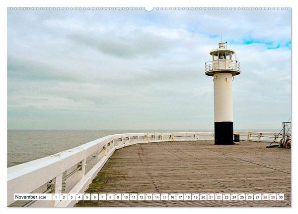 Produktbild: Blankenberge - belgischer K&uuml;stenort (Wandkalender 2026 DIN A2 quer), CALVENDO Monatskalender