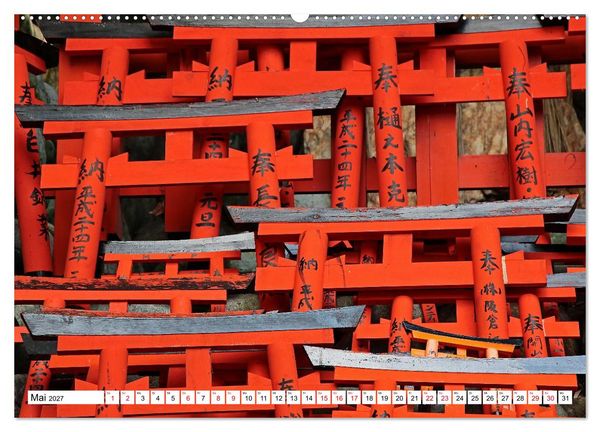 Produktbild: Japan Gl&uuml;cksbringer (hochwertiger Premium Wandkalender 2027 DIN A2 quer), Kunstdruck in Hochglanz
