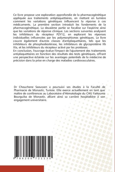 Produktbild: Pharmacog&eacute;n&eacute;tique des Antiplaquettaires