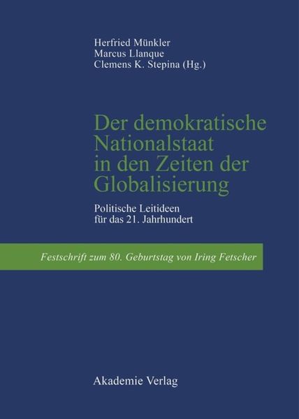 Produktbild: Der demokratische Nationalstaat in den Zeiten der Globalisierung