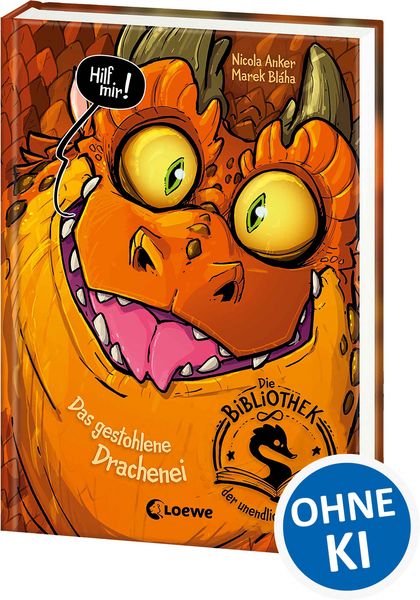 Produktbild: Die Bibliothek der unendlichen Abenteuer (Band 1) - Das gestohlene Drachenei
