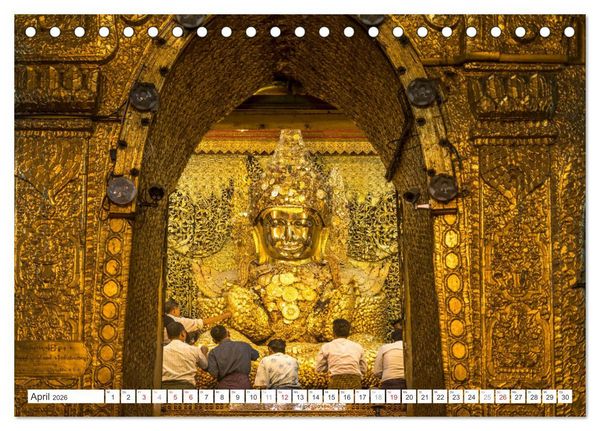 Produktbild: Siddhartha Gautama - Buddha (Tischkalender 2026 DIN A5 quer), CALVENDO Monatskalender