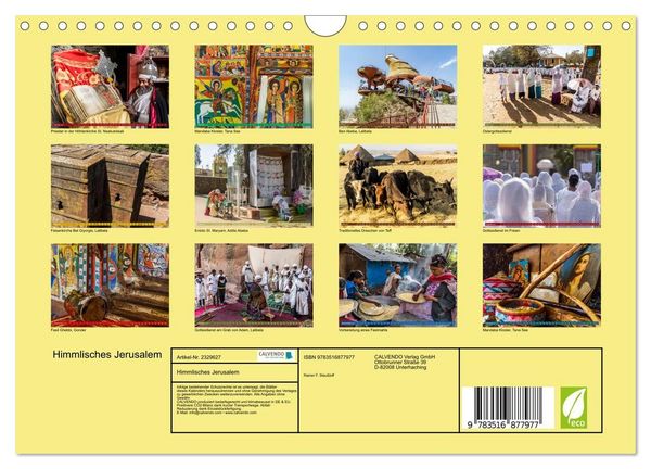 Produktbild: Himmlisches Jerusalem (Wandkalender 2027 DIN A4 quer), CALVENDO Monatskalender