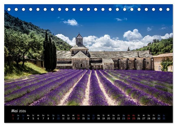 Produktbild: Provence - Lavendelbl&uuml;te (Tischkalender 2026 DIN A5 quer), CALVENDO Monatskalender