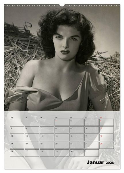 Produktbild: Filmstars der goldenen Leinwandjahre (hochwertiger Premium Wandkalender 2026 DIN A2 hoch), Kunstdruck in Hochglanz