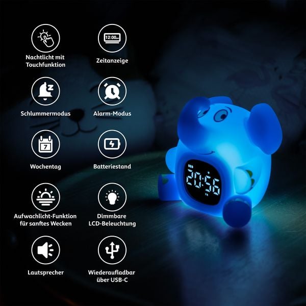 Produktbild: Bresser 14675 - DieMaus Lichtwecker f&uuml;r Kinder, Elefant