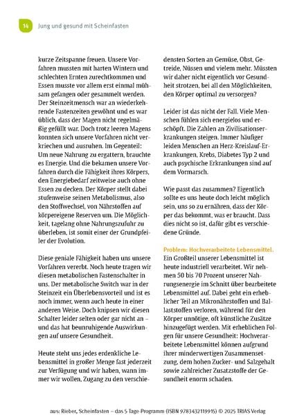 Produktbild: Scheinfasten - das 5-Tage-Programm