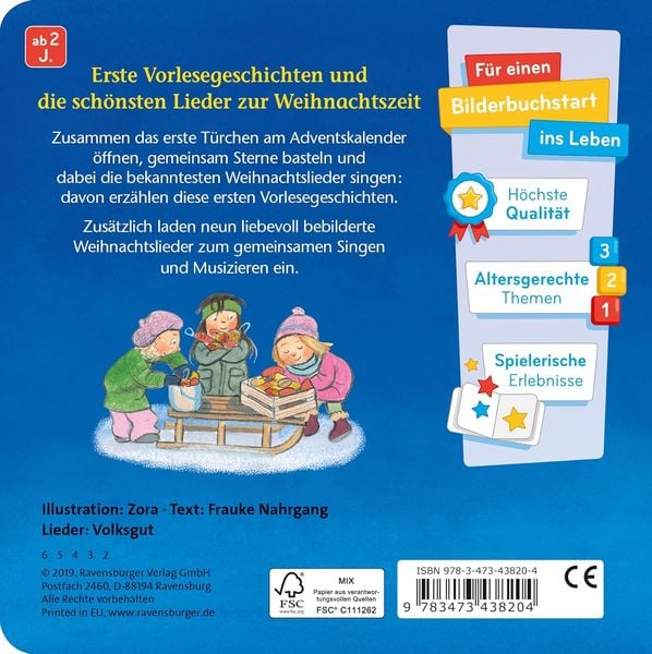 Produktbild: Meine ersten Weihnachtslieder und Geschichten