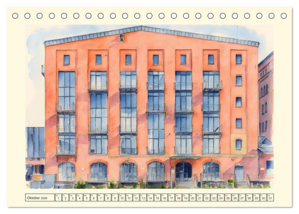 Produktbild: Liebenswerte Stadt M&uuml;nster (Tischkalender 2026 DIN A5 quer), CALVENDO Monatskalender
