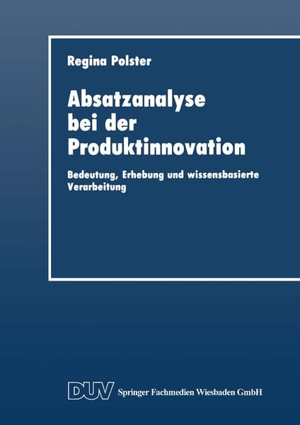 Produktbild: Absatzanalyse bei der Produktinnovation