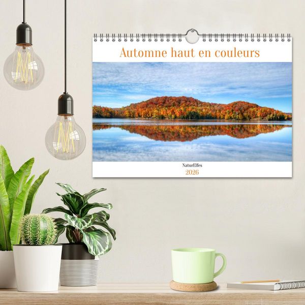 Produktbild: Automne haut en couleurs (Calendrier mural 2026 DIN A4 vertical), CALVENDO calendrier mensuel