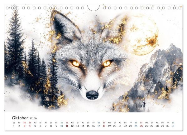 Produktbild: W&auml;chter des Zauberwaldes (Wandkalender 2026 DIN A4 quer), CALVENDO Monatskalender