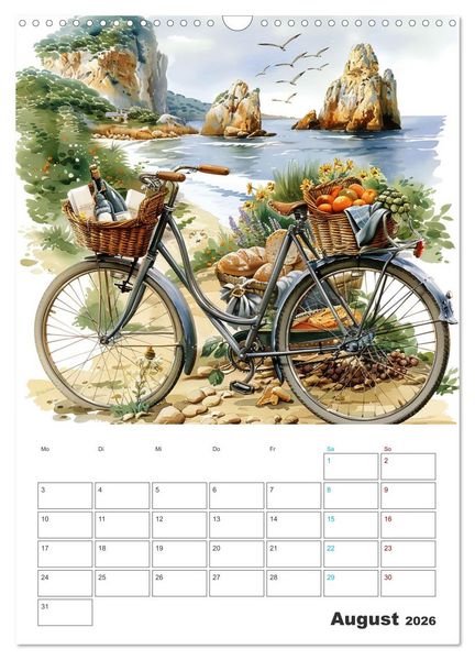 Produktbild: Fahrradpoesie (Wandkalender 2026 DIN A3 hoch), CALVENDO Monatskalender