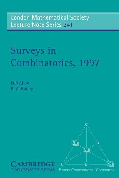 Produktbild: Surveys in Combinatorics, 1997