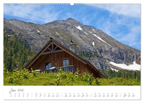 Produktbild: Einladung auf die Salzburger Almh&uuml;tten (hochwertiger Premium Wandkalender 2026 DIN A2 quer), Kunstdruck in Hochglanz