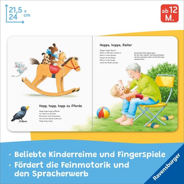 Produktbild: Meine erste Kinderbibliothek - Meine ersten Fingerspiele und Kinderreime