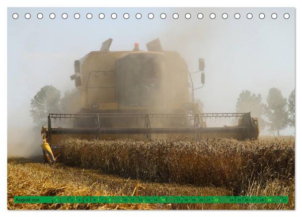 Produktbild: Landwirtschaft - Maschinen im Einsatz (Tischkalender 2026 DIN A5 quer), CALVENDO Monatskalender