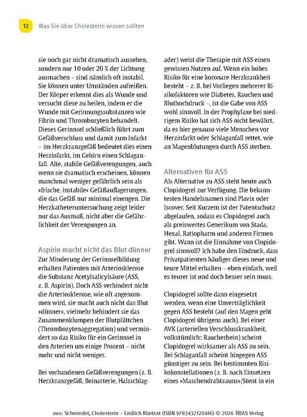 Produktbild: Cholesterin - Endlich Klartext