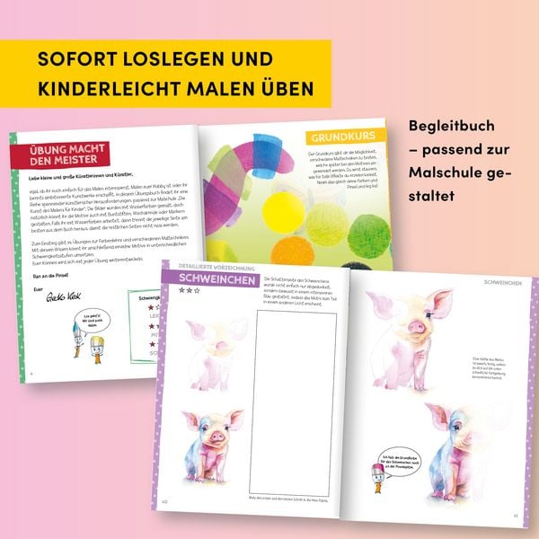 Produktbild: Die Kunst des Malens f&uuml;r Kinder &Uuml;bungsbuch