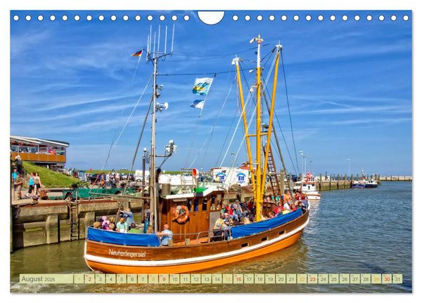 Produktbild: Reise an die Nordsee - Neuharlingersiel (Wandkalender 2026 DIN A4 quer), CALVENDO Monatskalender