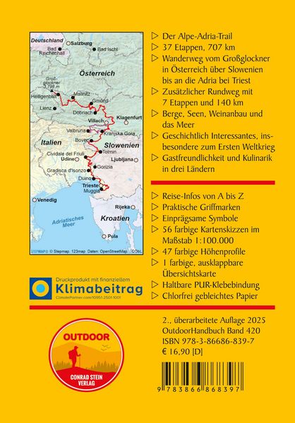 Produktbild: Alpe-Adria-Trail vom Gro&szlig;glockner nach Muggia