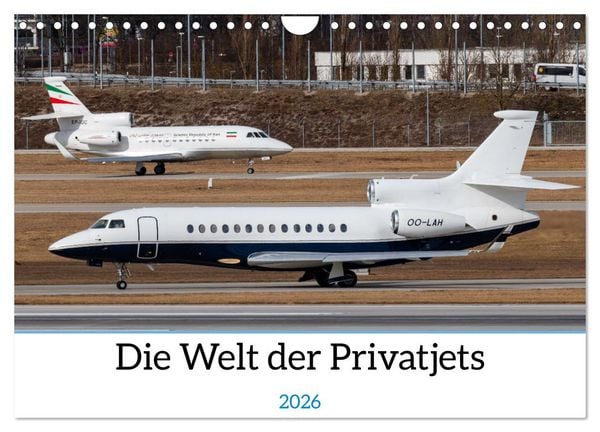 Produktbild: Die Welt der Privatjets (Wandkalender 2026 DIN A4 quer), CALVENDO Monatskalender