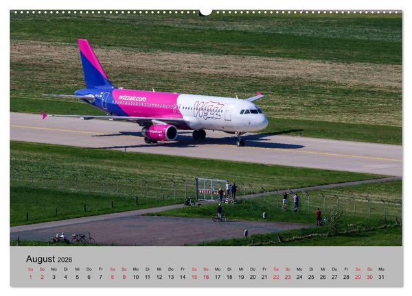 Produktbild: Welt der Flugzeuge - Faszination Luftfahrt 2026 (hochwertiger Premium Wandkalender 2026 DIN A2 quer), Kunstdruck in Hochglanz