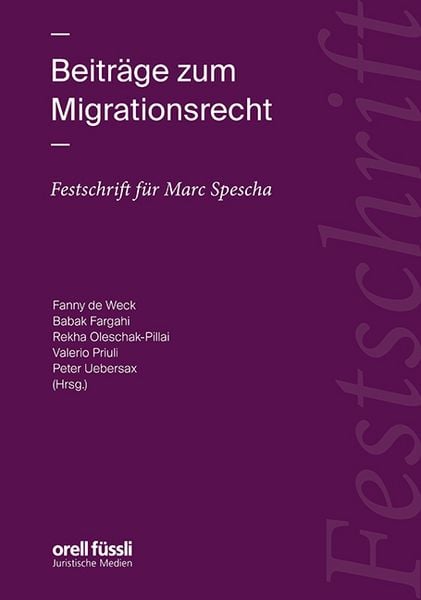 Produktbild: Beitr&auml;ge zum Migrationsrecht