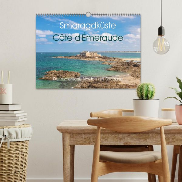Produktbild: Smaragdk&uuml;ste C&ocirc;te d'&Eacute;meraude. Der malerische Norden der Bretagne (Wandkalender 2026 DIN A3 quer), CALVENDO Monatskalender