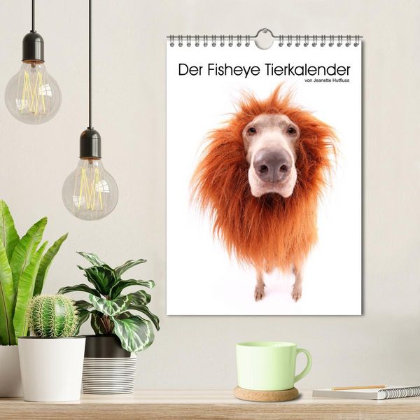 Produktbild: Der Fisheye Tiere Kalender (Wandkalender 2026 DIN A4 hoch), CALVENDO Monatskalender