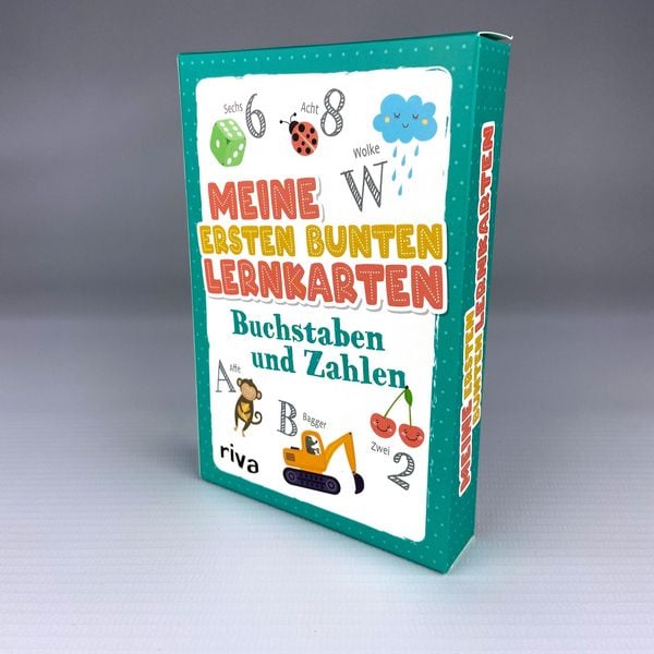 Produktbild: Meine ersten bunten Lernkarten &ndash; Buchstaben und Zahlen