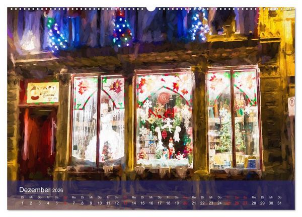 Produktbild: Montreal bei Nacht (Wandkalender 2026 DIN A2 quer), CALVENDO Monatskalender