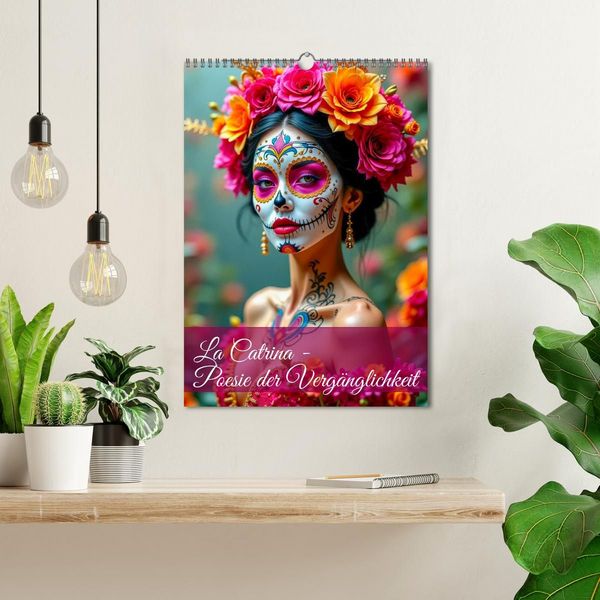 Produktbild: La Catrina - Poesie der Verg&auml;nglichkeit (Wandkalender 2027 DIN A3 hoch), CALVENDO Monatskalender