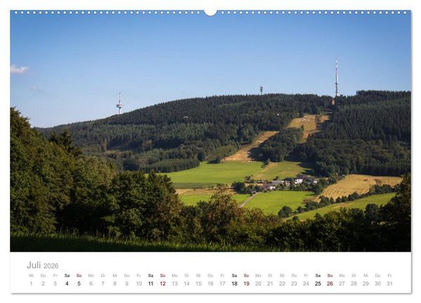 Produktbild: Sch&ouml;nes M&auml;rkisches Sauerland (hochwertiger Premium Wandkalender 2026 DIN A2 quer), Kunstdruck in Hochglanz