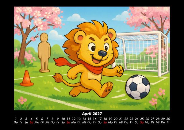 Produktbild: Buschi und das Fu&szlig;balljahr 2027 Fotokalender DIN A3