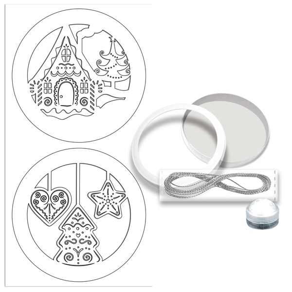 Produktbild: URSUS Light boxes "Gingerbread", &Oslash; 11 cm
